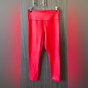 Red Metallic Light N Tight Leggings